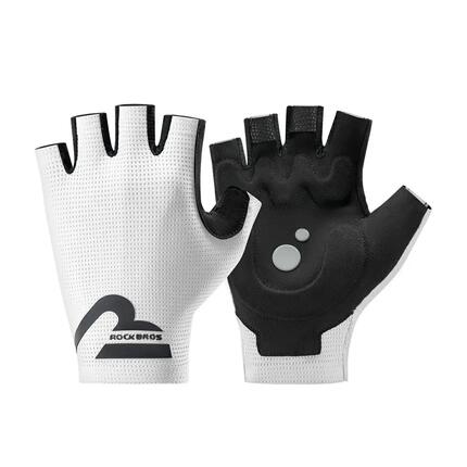 Handschoenen fiets halfvinger anti-trilling ademend ROCKBROS