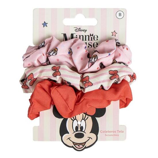 Set di elastici per capelli per bambini Minnie 4 pezzi Rosa