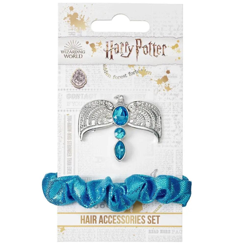 Set de Accesorios para el Pelo Infantil Harry Potter Azul con Coletero 4/4
