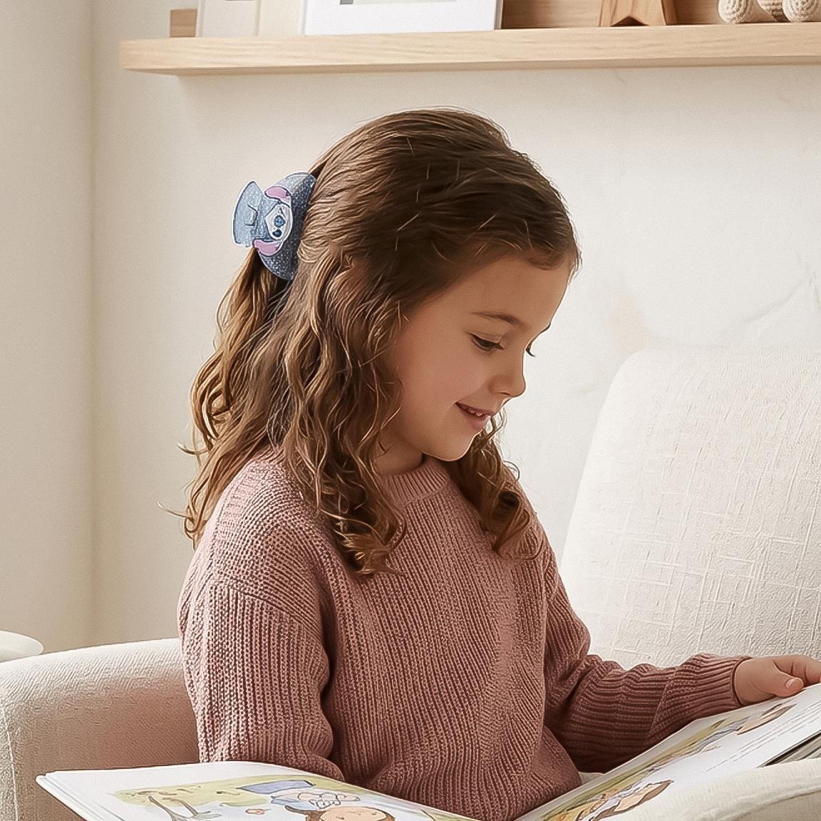 Haarklammern für Kinder Stitch 5 Stück mit Glitzer Mehrfarbig 5/6