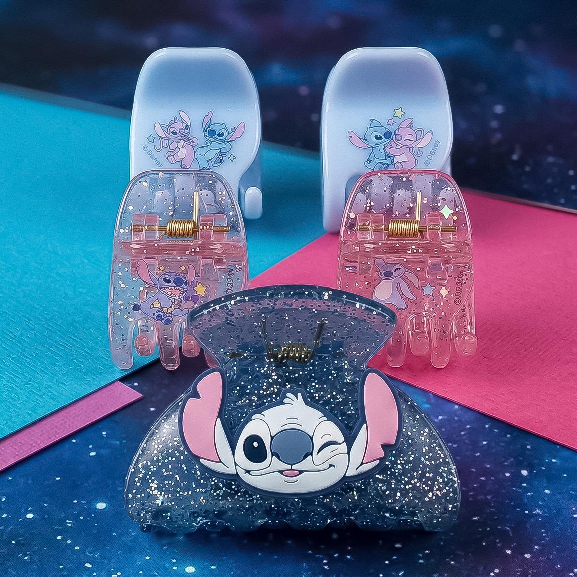 Haarklammern für Kinder Stitch 5 Stück mit Glitzer Mehrfarbig 4/6