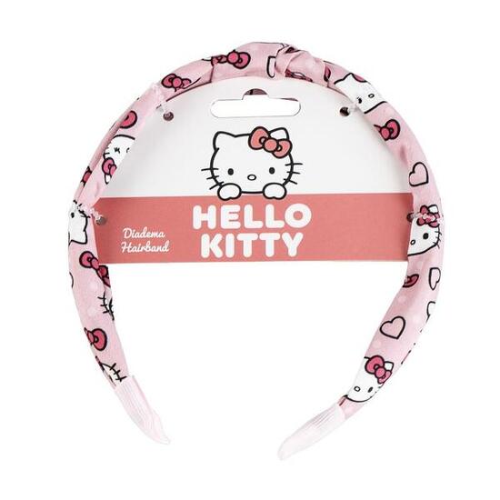 Stoff-Haargummi-Set für Kinder Hello Kitty 3 Stück Polyester Rosa