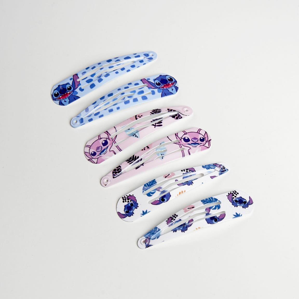 Lot de pinces à cheveux enfant Stitch 6 pièces à imprimé Multicolore 2/2
