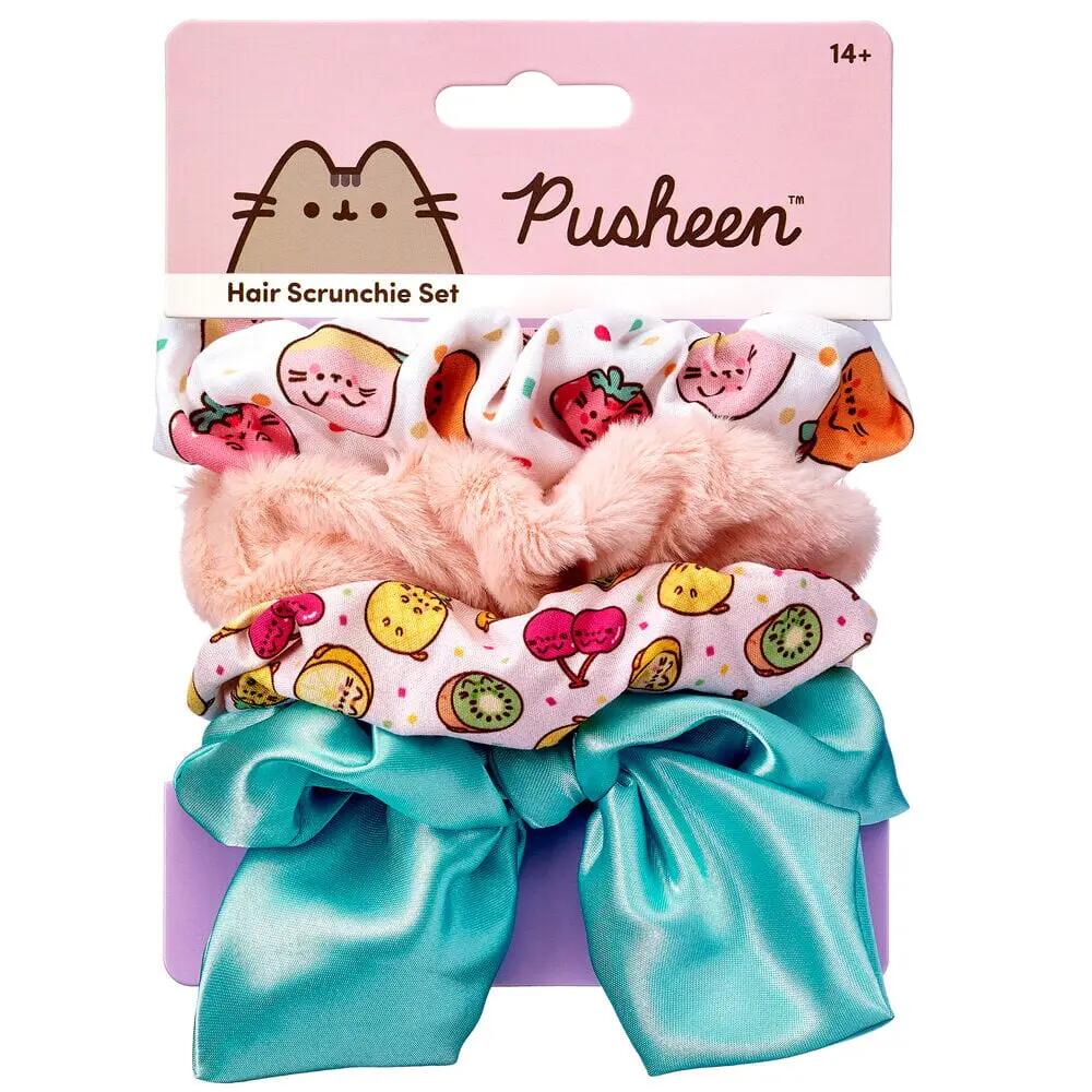 Set haarelastiekjes Pusheen 4-delig multicolor 4/5