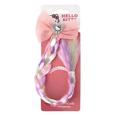 Set di elastici per capelli per bambini Hello Kitty 8 pezzi Rosa