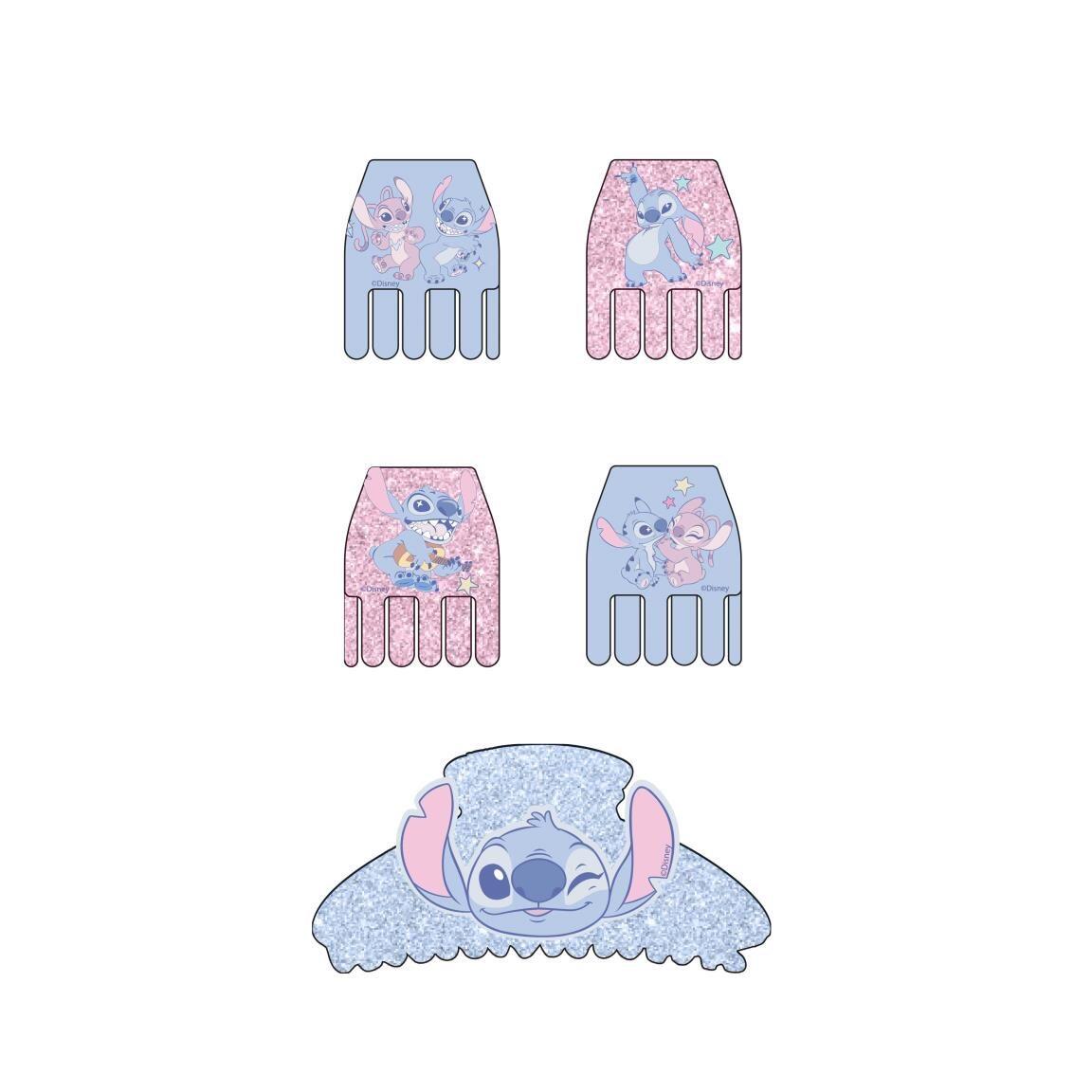 Haarklammern für Kinder Stitch 5 Stück mit Glitzer Mehrfarbig 2/6