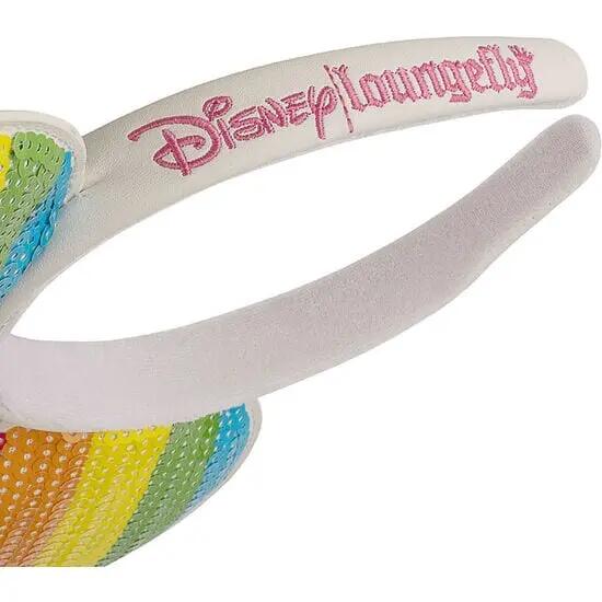 Serre-tête à oreilles et nœud adulte Minnie matelassé Multicolore Arc-en-ciel 3/3
