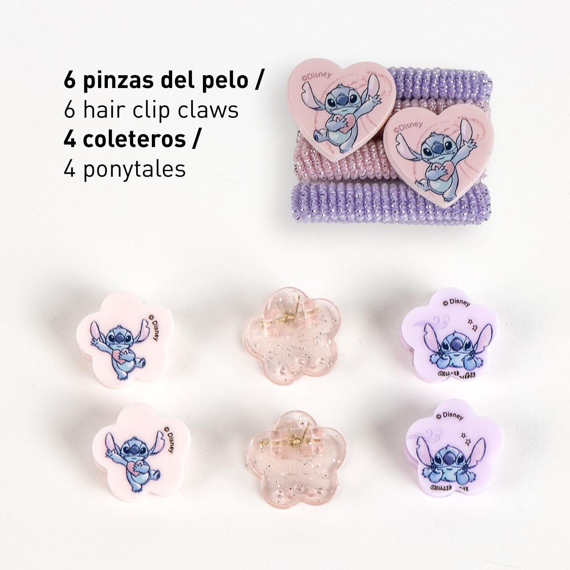 Haaraccessoire-Set für Kinder Stitch in Box 10 Stück Lila 2/2