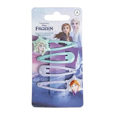 Set di accessori per capelli con fiocchi per bambini Frozen 3 pezzi Blu