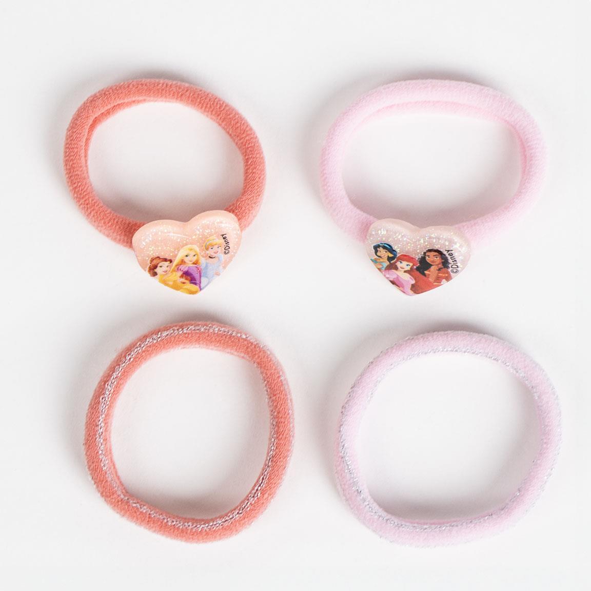 Lot de chouchous pour cheveux enfant Princess 4 pièces Rose 2/2