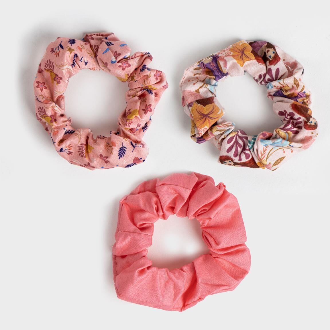 Set di elastici in tessuto per bambini Princess 3 pezzi poliestere Rosa 2/2