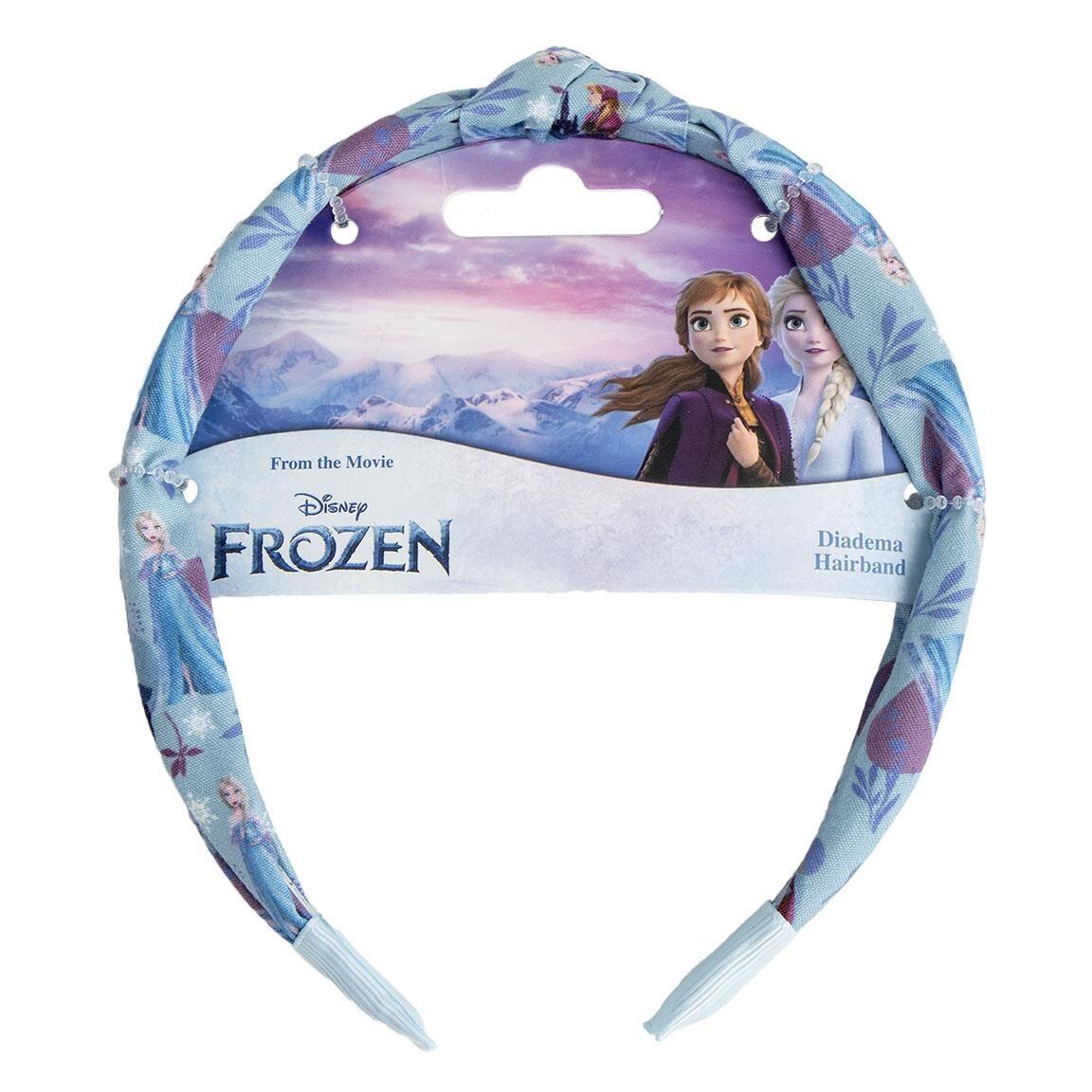 Bandolete de Nó Infantil Frozen Acessórios de Cabelo Poliéster Azul 3/3