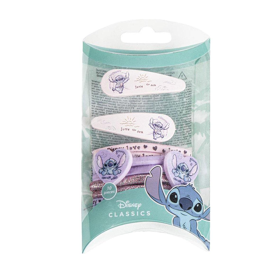Haaraccessoire-Set für Kinder Stitch in Box 10 Stück Lila 6/6