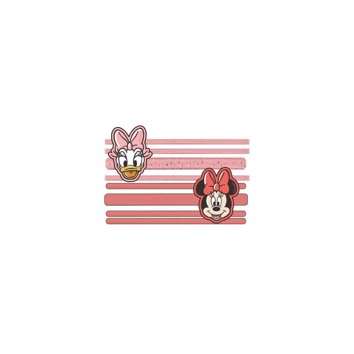 Lot de chouchous élastiques enfant Minnie 8 pièces Rose et corail 2/2