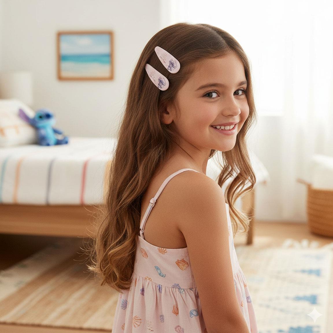 Haaraccessoire-Set für Kinder Stitch in Box 10 Stück Lila 5/6