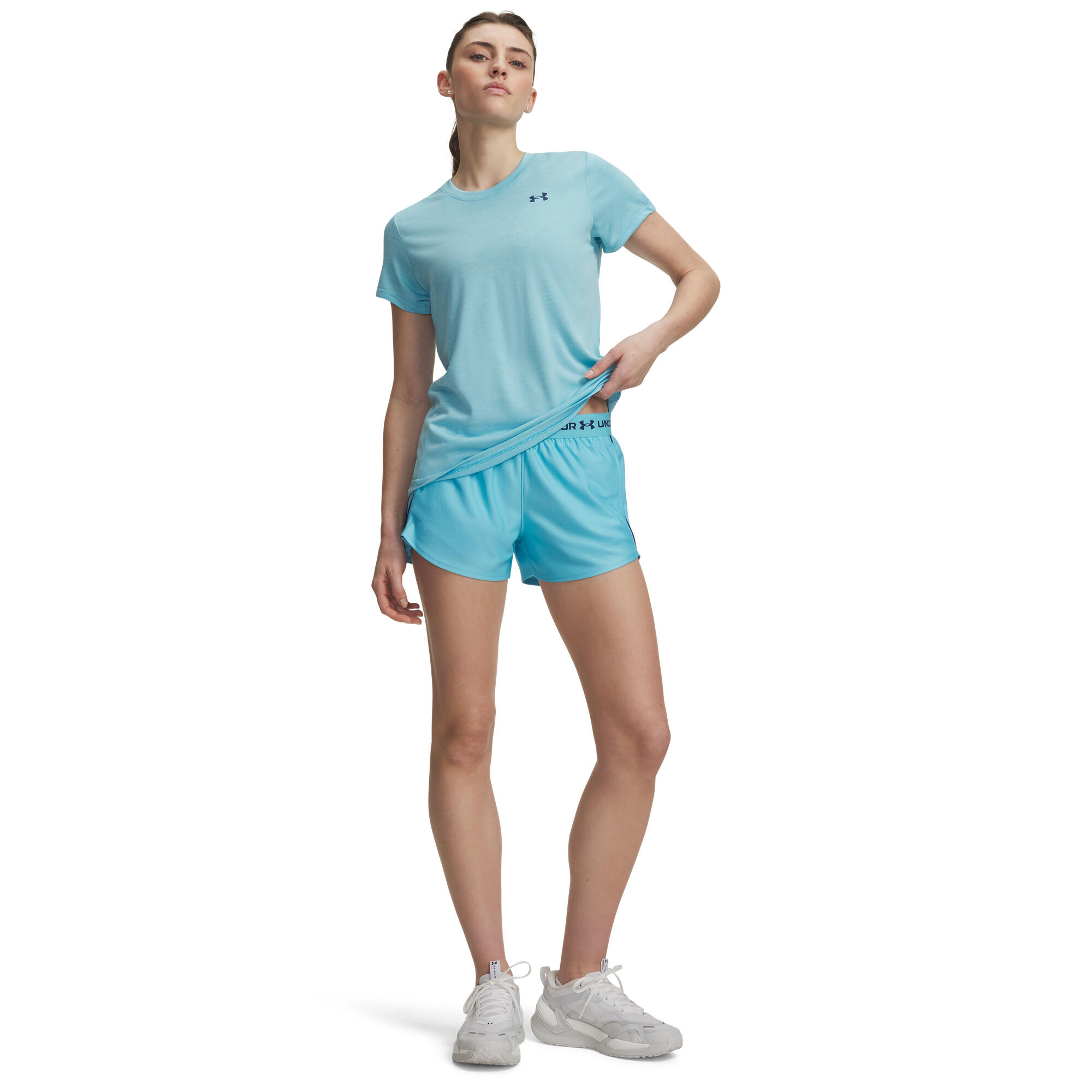 Under Armour Damen Short Tech Play Up Shorts 1389882 2/4