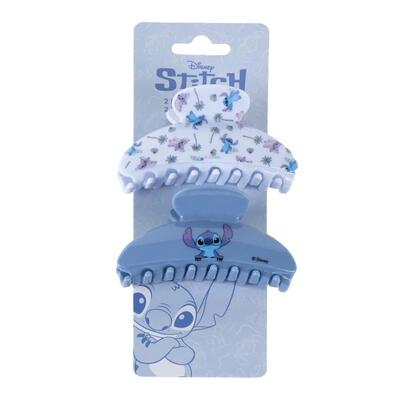 Set di elastici per capelli per bambini Stitch 4 pezzi Rosa e blu