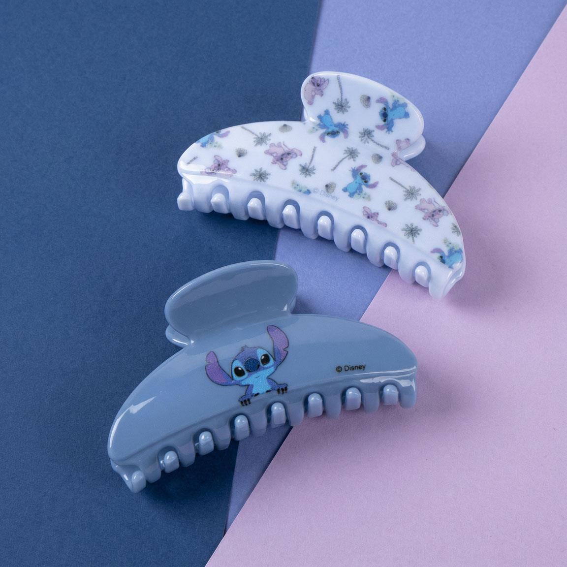 Conjunto de Molas de Cabelo Infantil Stitch em Plástico ABS Azul 3/5