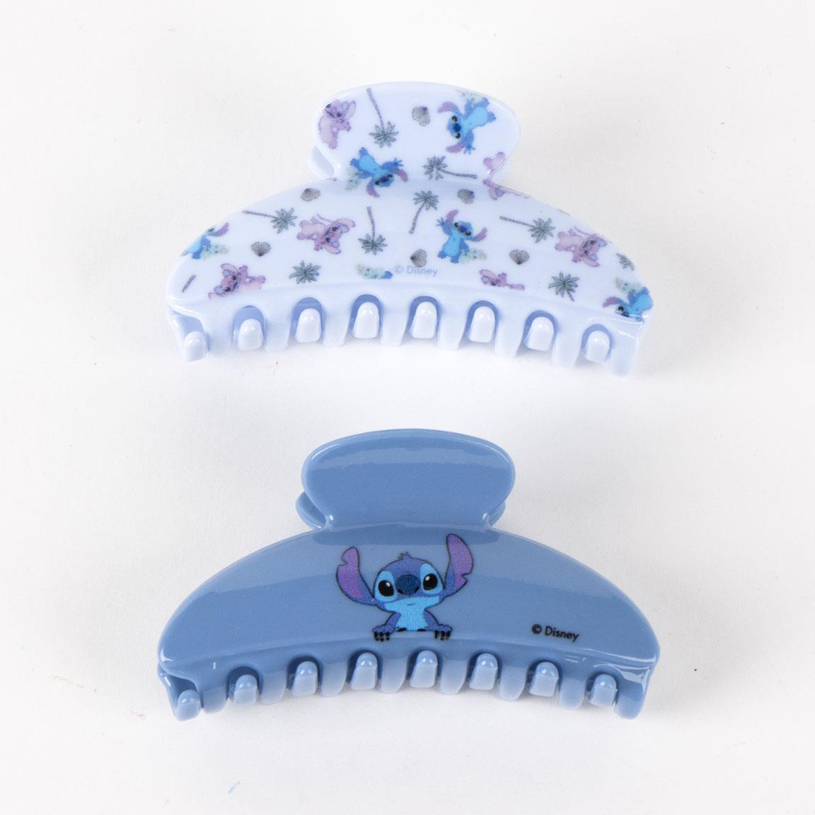 Conjunto de Molas de Cabelo Infantil Stitch em Plástico ABS Azul 2/5