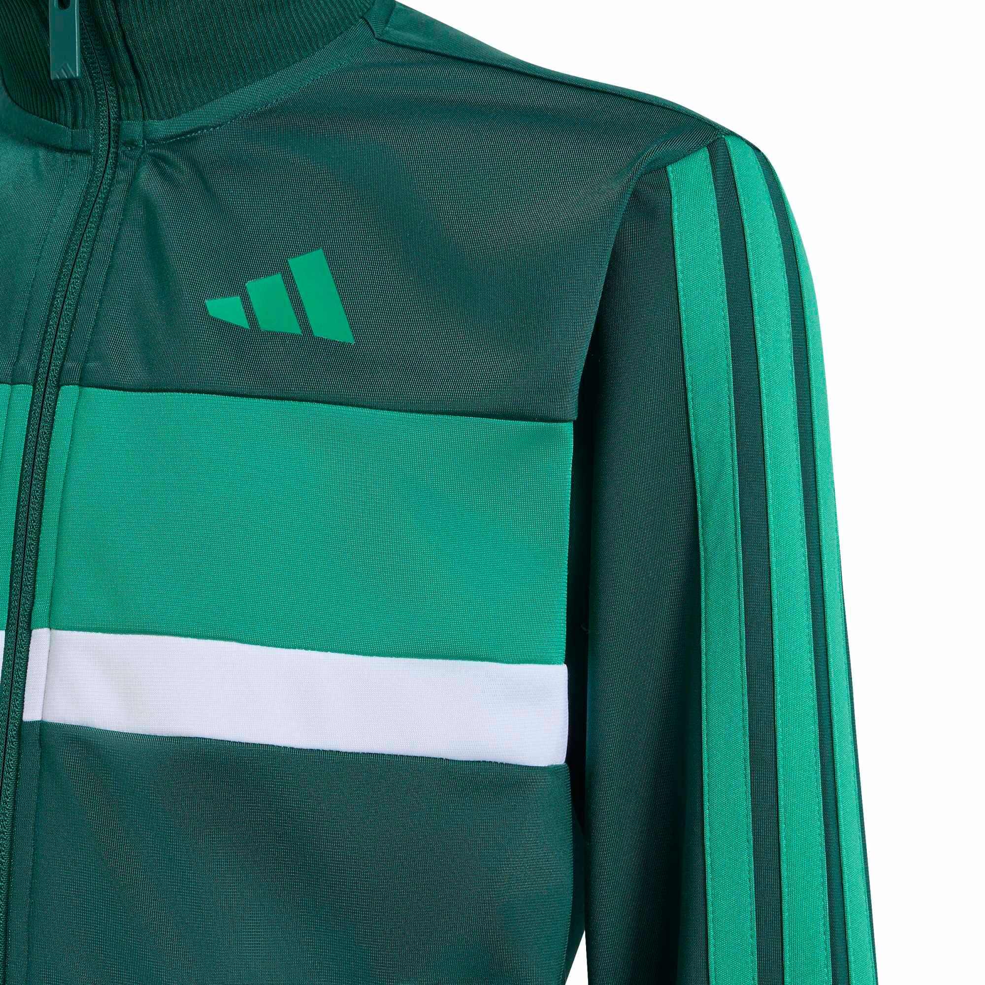 Chándal Entrenamiento Niños - CLIMACOOL, 2 piezas - Verde/Blanco 11/12