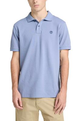 Polo - Uomo - Manica corta - Cotone piqué vestibilità regular - Rosso