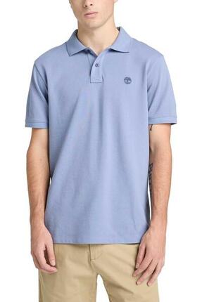 TIMBERLAND - Polo homme regular avec logo, taille XL, couleur Rouge