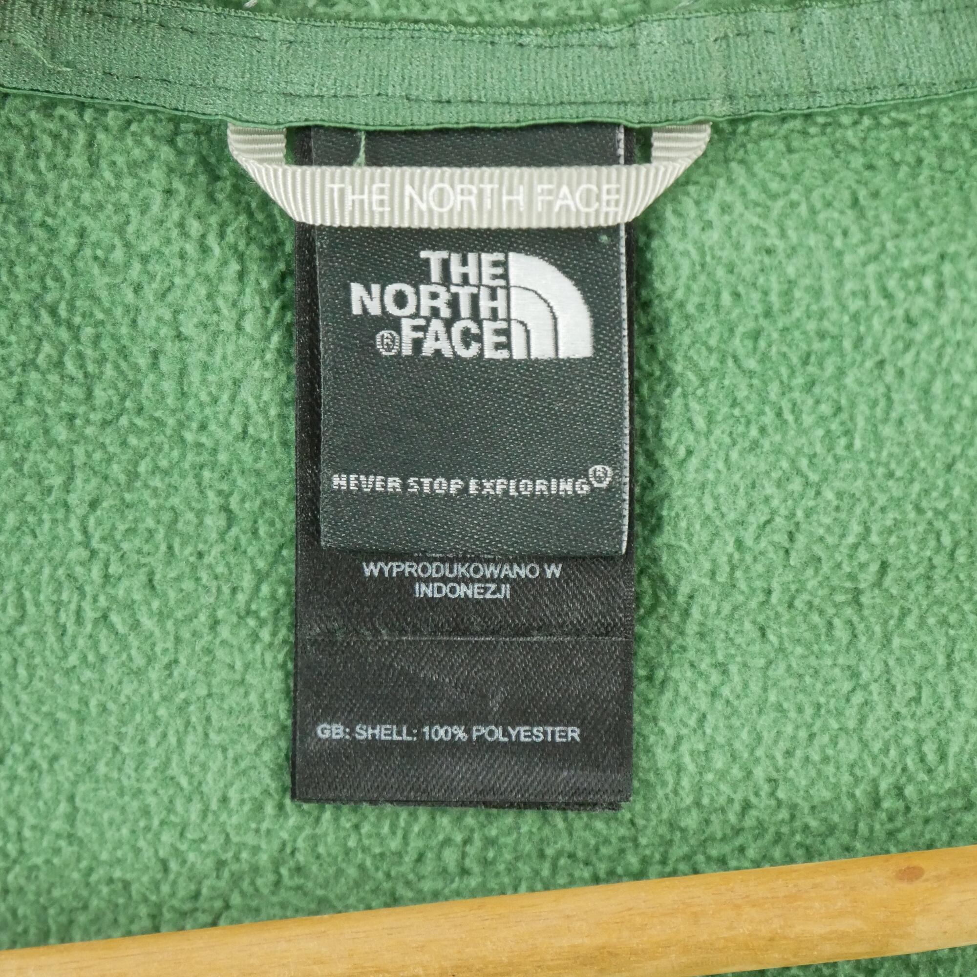 Segunda vida - The North Face Casaco Fleece Feminino Verde - Como novo 6/7