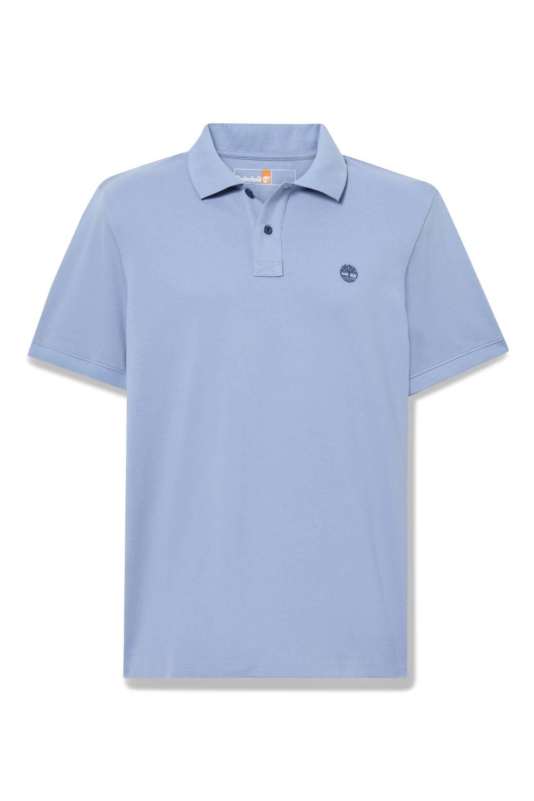 TIMBERLAND - Polo homme regular avec logo, taille XL, couleur Rouge 2/3