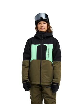 Veste de snow technique DAWSON 10K Vert Garçon