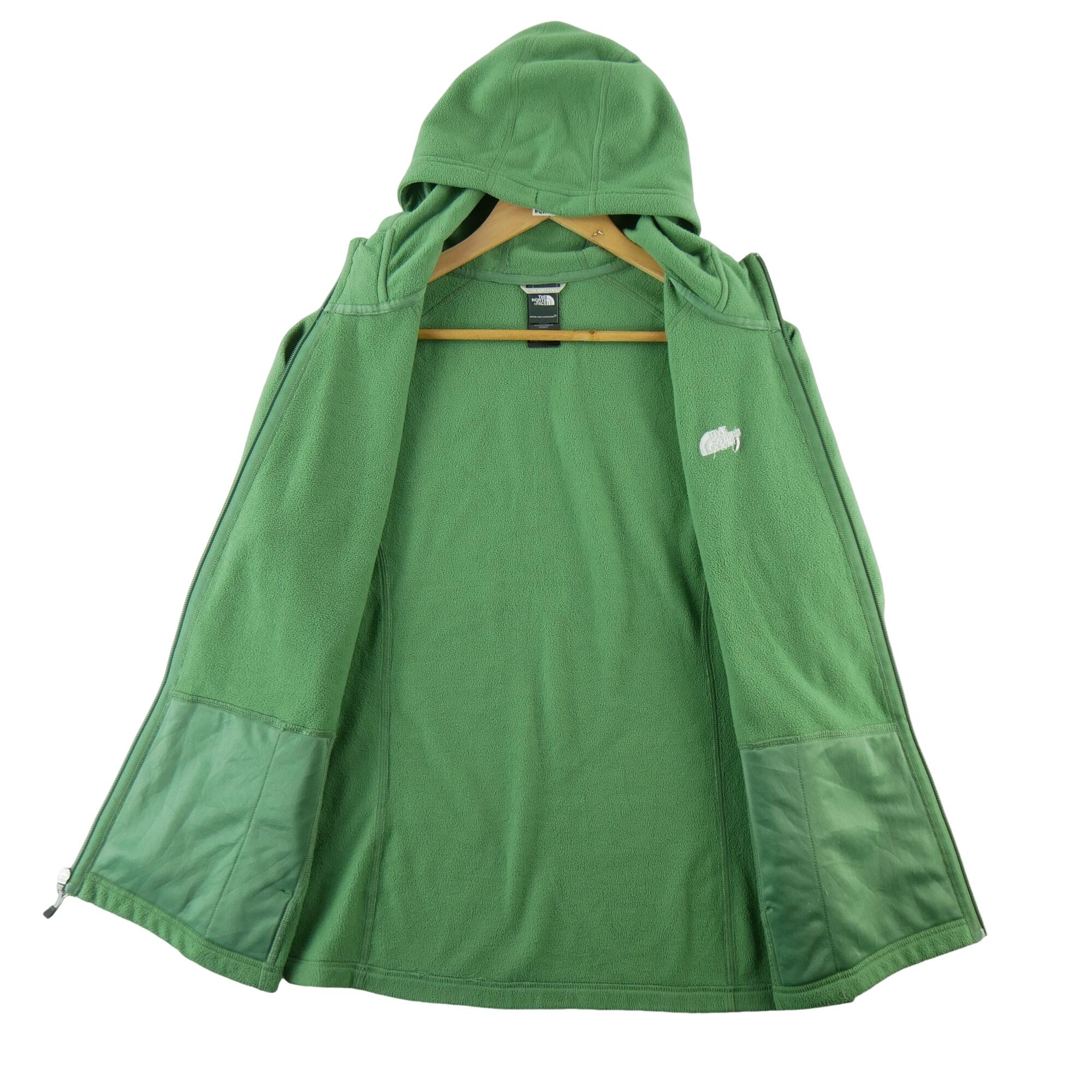 Segunda vida - The North Face Casaco Fleece Feminino Verde - Como novo 3/7