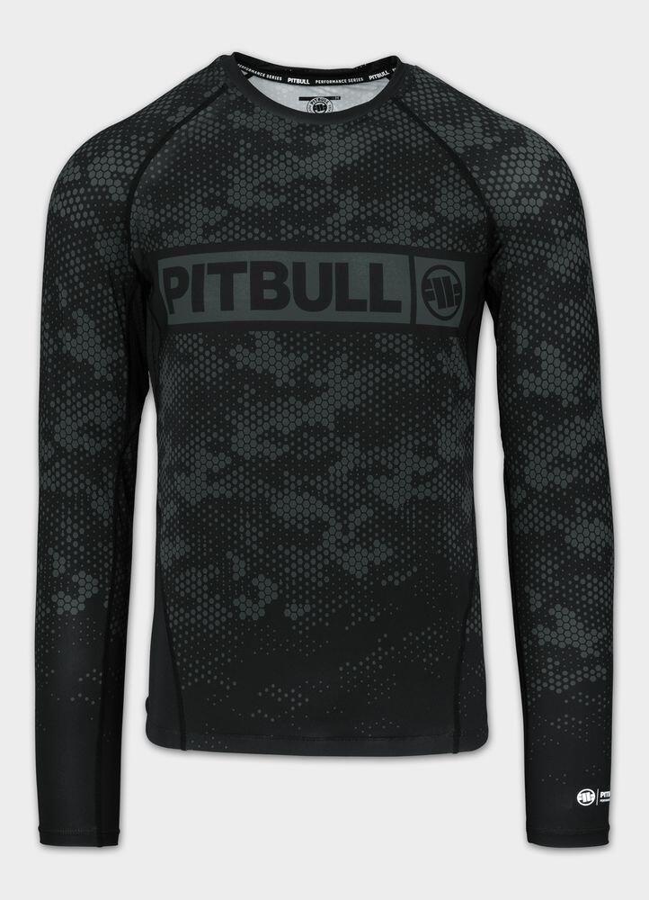Męski Rashguard longsleeve PITBULL koszulka techniczna HEX CAMO HILLTOP