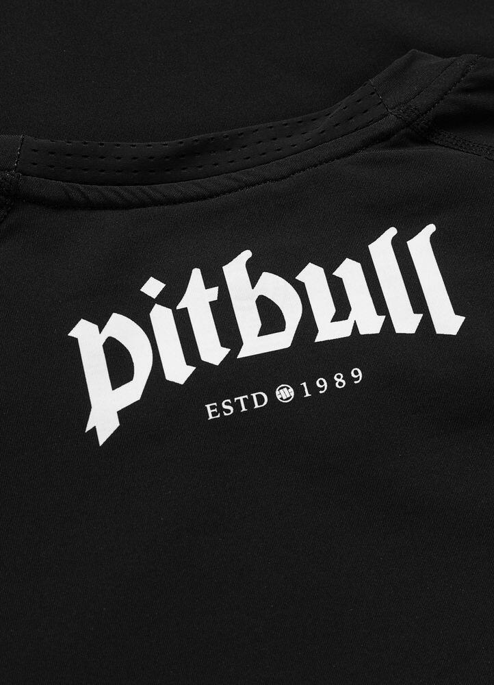 Męski Rashguard krótki PITBULL treningowa techniczna koszulka LOGO PALMS 6/7