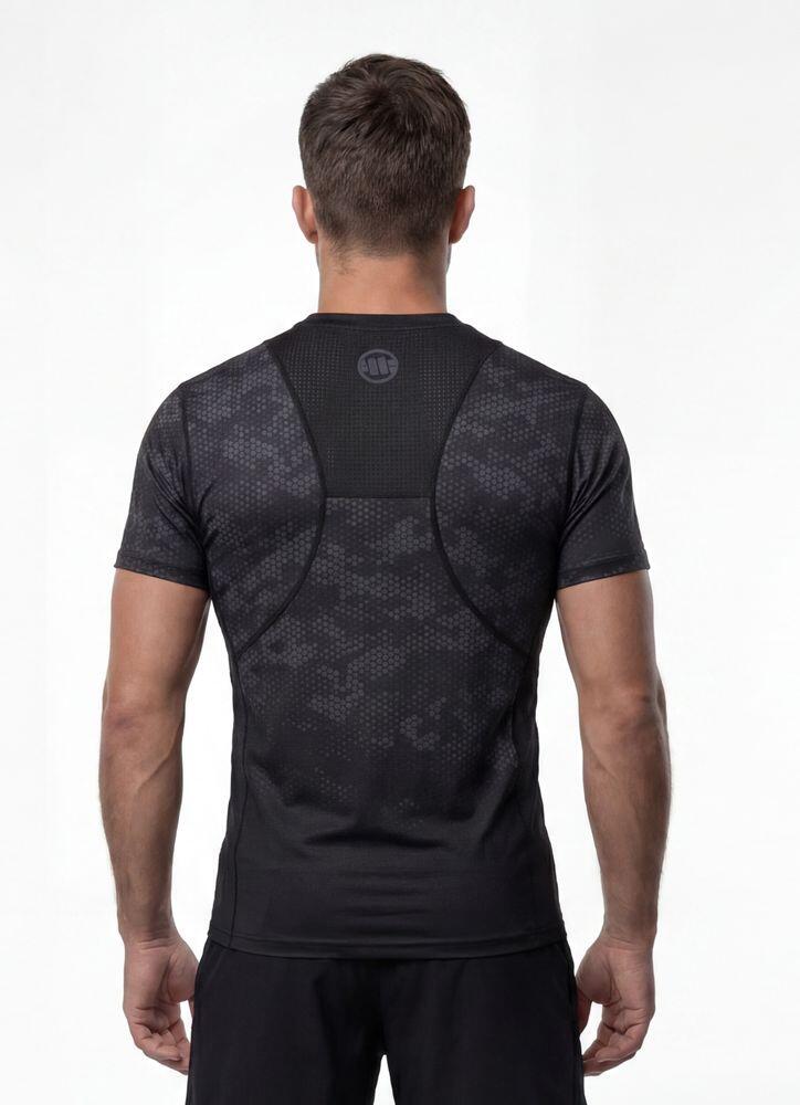 Męska Koszulka Mesh PITBULL techniczna sportowa HEX CAMO HILLTOP 3/5