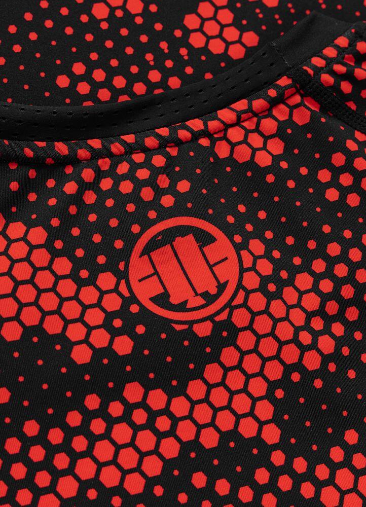 Męska Koszulka Rashguard PITBULL treningowa techniczna HEX CAMO HILLTOP 6/7