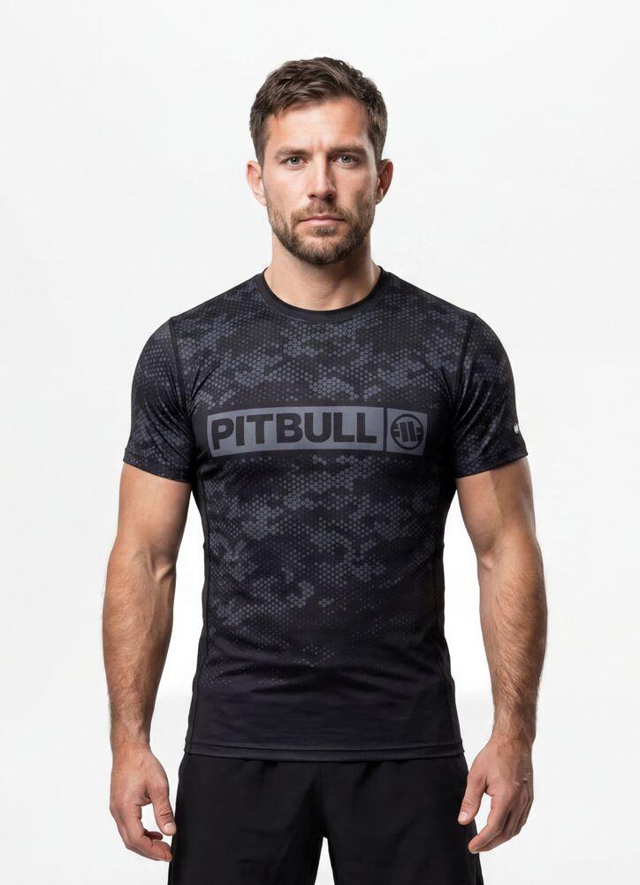 Męska Koszulka Mesh PITBULL techniczna sportowa HEX CAMO HILLTOP 2/5