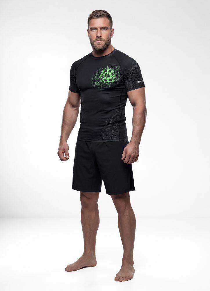 Rashguard męski krótki PITBULL koszulka techniczna treningowa męska RAY 3/7