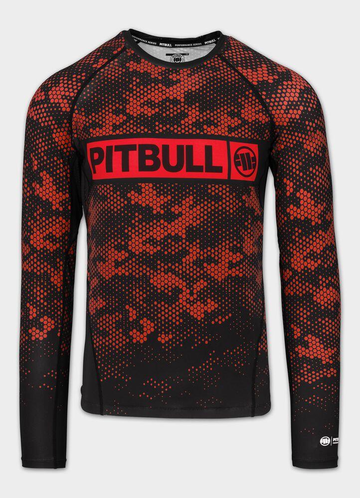 Męski Rashguard longsleeve PITBULL koszulka techniczna HEX CAMO HILLTOP