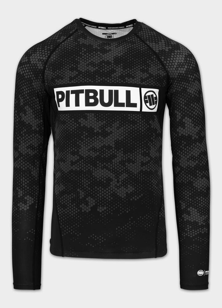 Męski Rashguard longsleeve PITBULL koszulka techniczna HEX CAMO HILLTOP