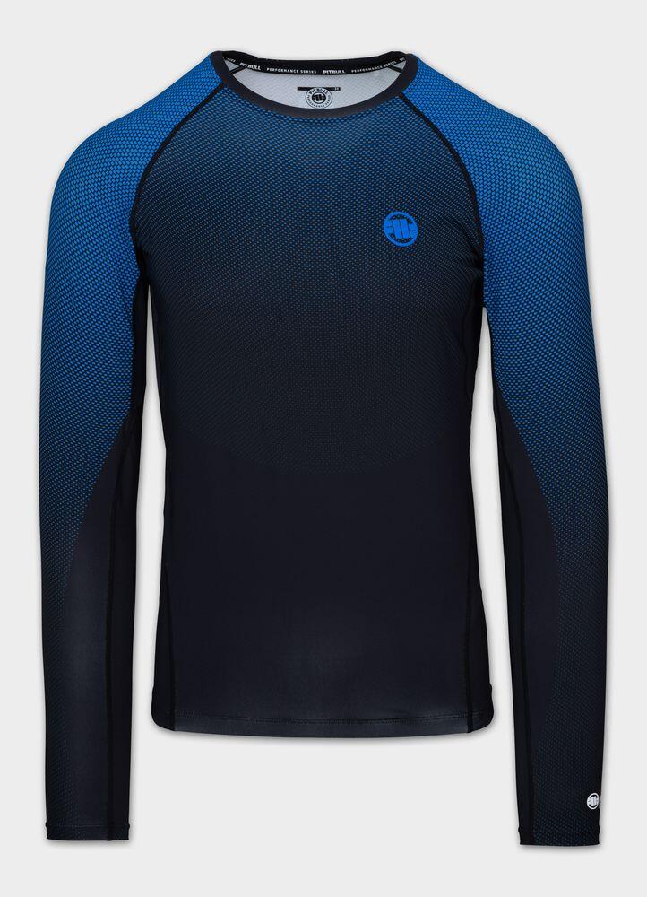 Męski longsleeve sportowy PITBULL Rashguard techniczny treningowy RANKED