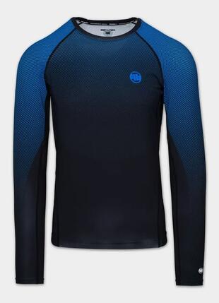 Męski longsleeve sportowy PITBULL Rashguard techniczny treningowy RANKED