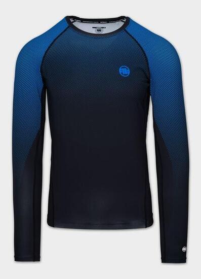 Męski longsleeve sportowy PITBULL Rashguard techniczny treningowy RANKED