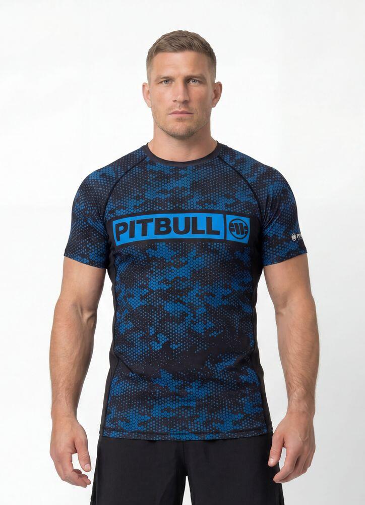 Męska Koszulka Rashguard PITBULL treningowa techniczna HEX CAMO HILLTOP 2/7