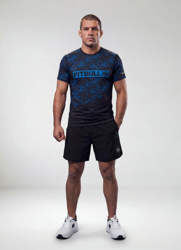 Męska Koszulka Mesh PITBULL techniczna sportowa HEX CAMO HILLTOP 3/3