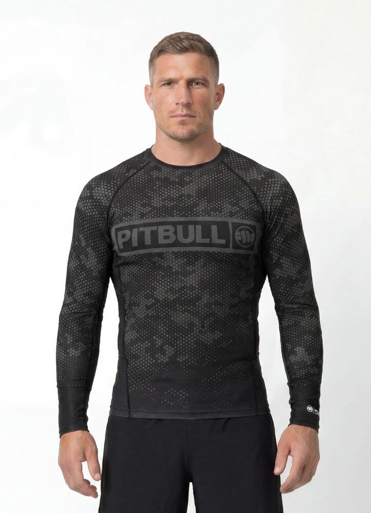 Męski Rashguard longsleeve PITBULL koszulka techniczna HEX CAMO HILLTOP 2/7