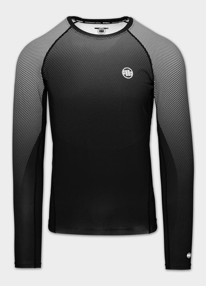 Męski longsleeve sportowy PITBULL Rashguard techniczny treningowy RANKED