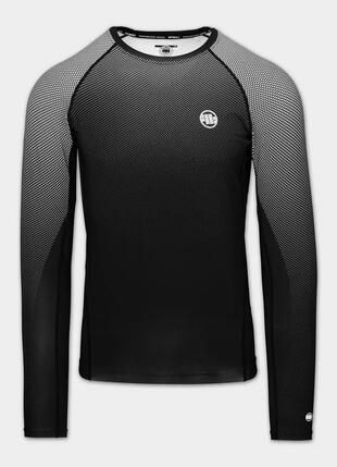 Męski longsleeve sportowy PITBULL Rashguard techniczny treningowy RANKED