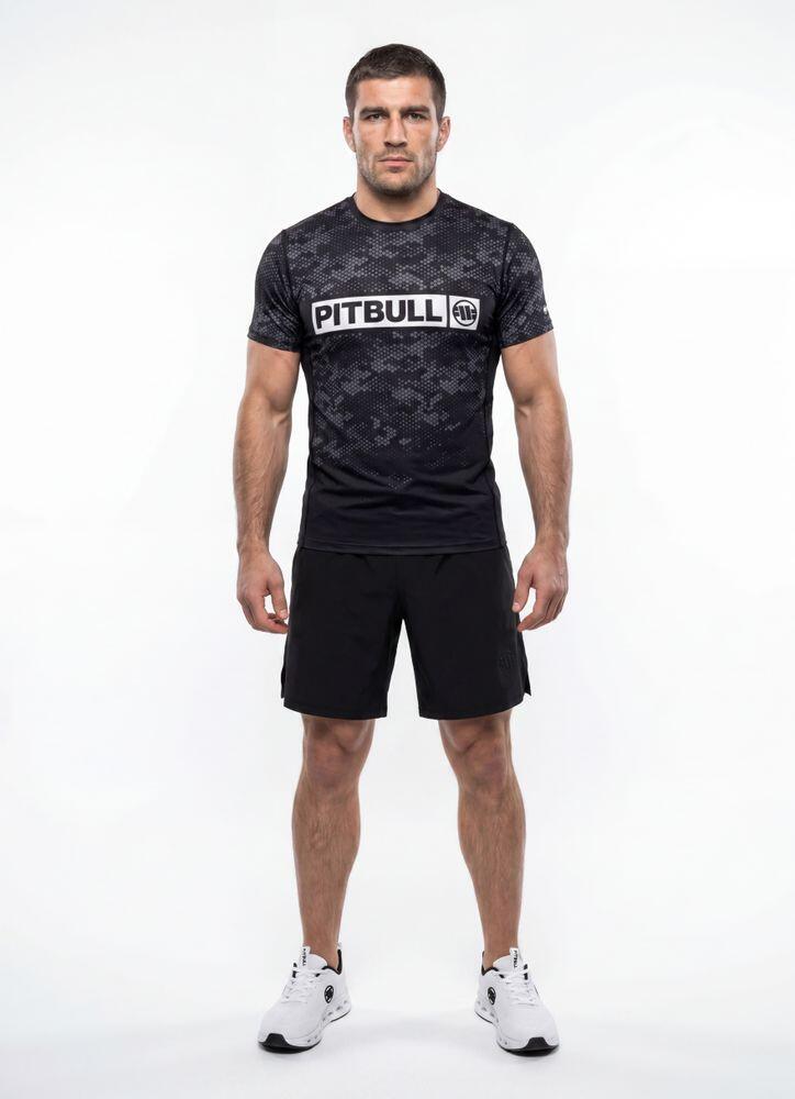 Męska Koszulka Mesh PITBULL techniczna sportowa HEX CAMO HILLTOP 3/3