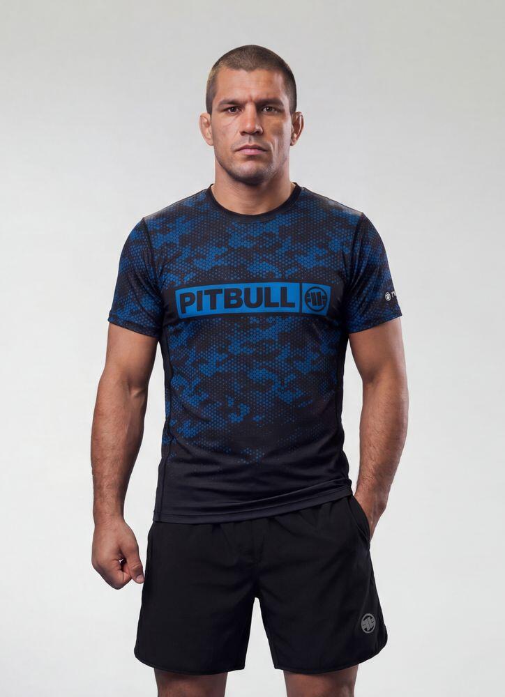Męska Koszulka Mesh PITBULL techniczna sportowa HEX CAMO HILLTOP 2/3