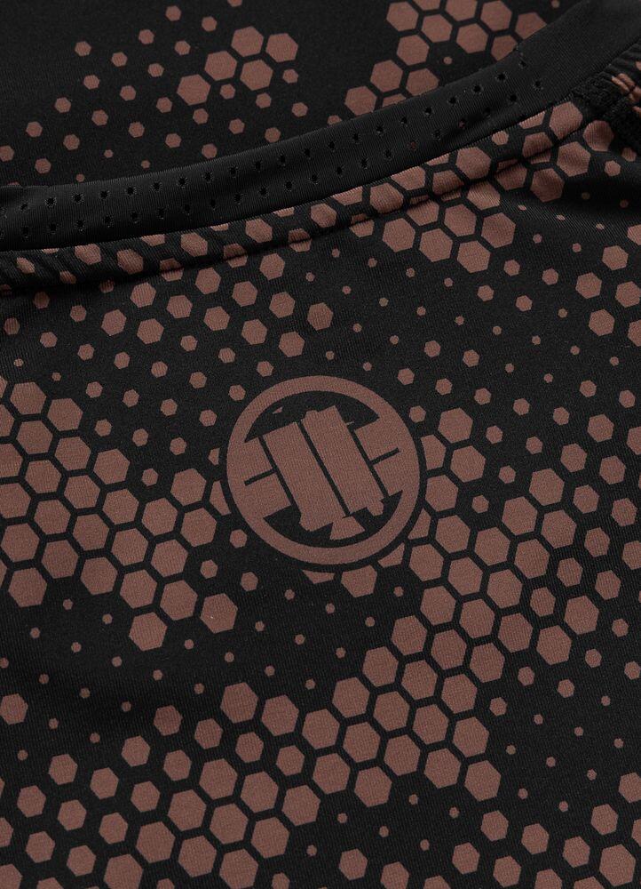 Męska Koszulka Rashguard PITBULL treningowa techniczna HEX CAMO HILLTOP 6/7