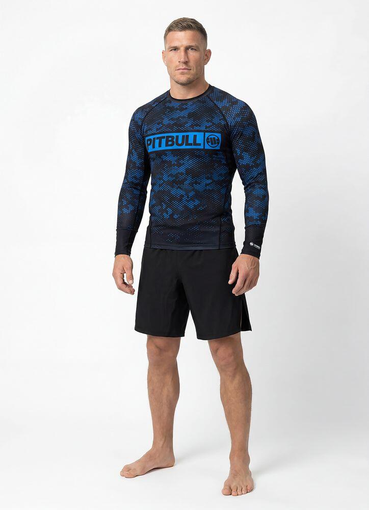 Męski Rashguard longsleeve PITBULL koszulka techniczna HEX CAMO HILLTOP 3/7